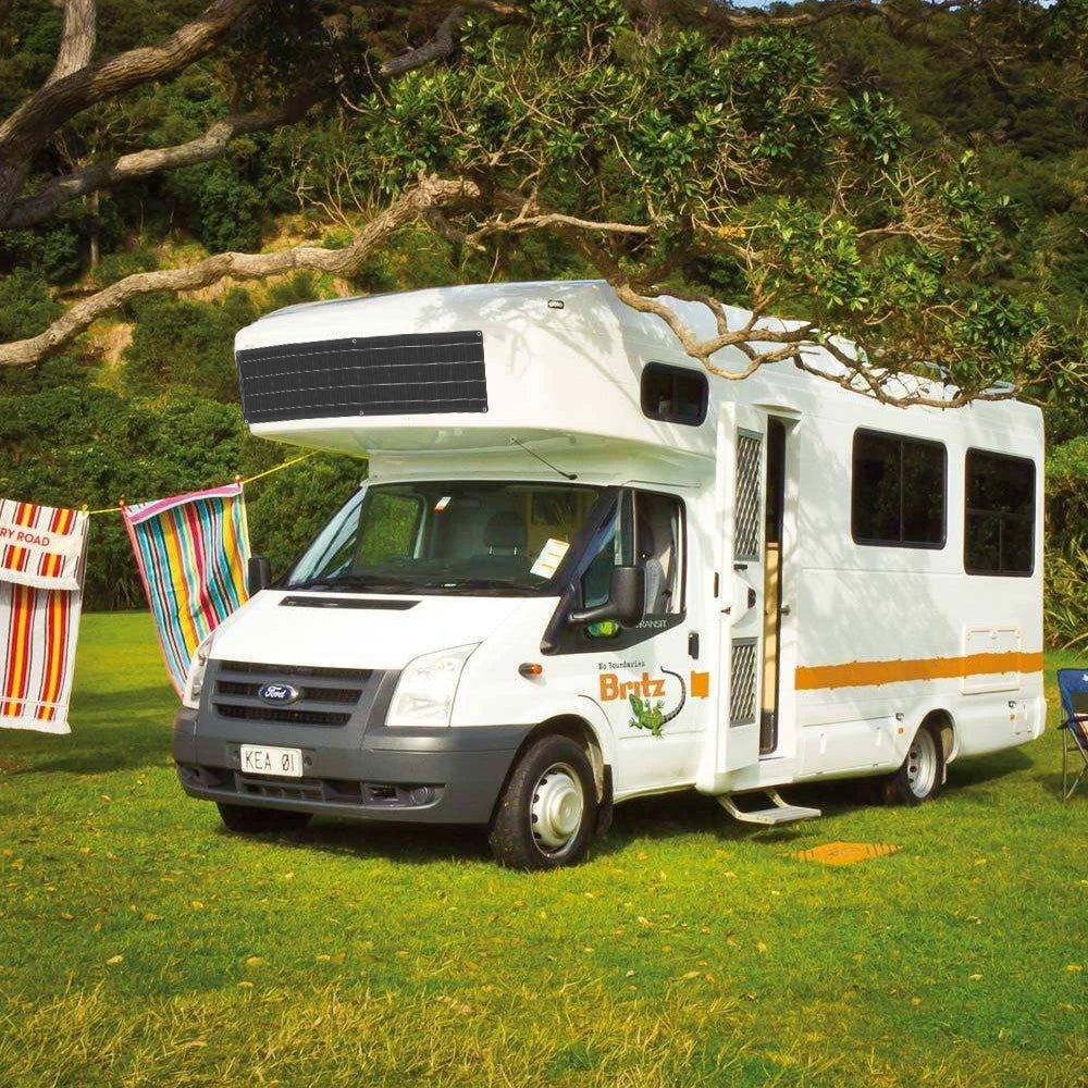 50W 100W Flexible Solar Panel Kit 12V Battery Charger Monocrystalline Cell Solar System Module For Home Camping Car RV Boat