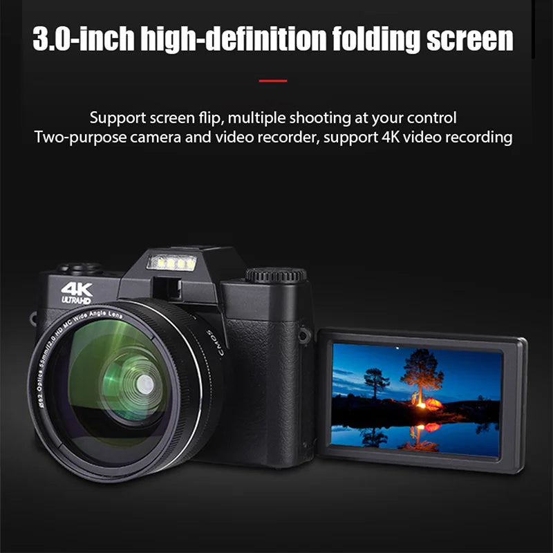 Jingying 4K Digital Camera Professional Auto Focus
