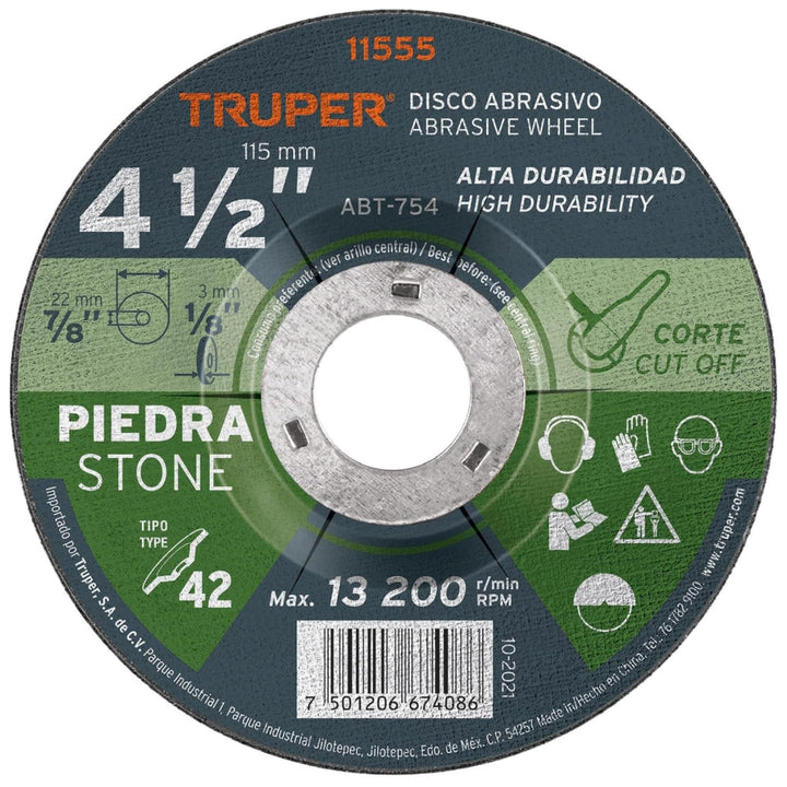 Truper Cross Section 115x1.2x22.2mm
