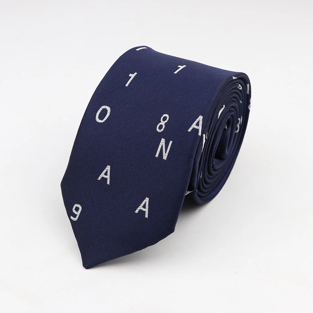 Cà Vạt Nam Công Sở Họa Tiết Thanh Lịch 6cm