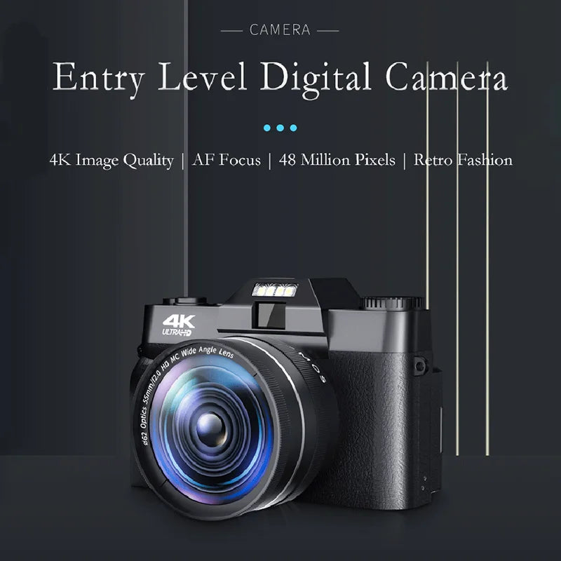 Jingying 4K Digital Camera Professional Auto Focus