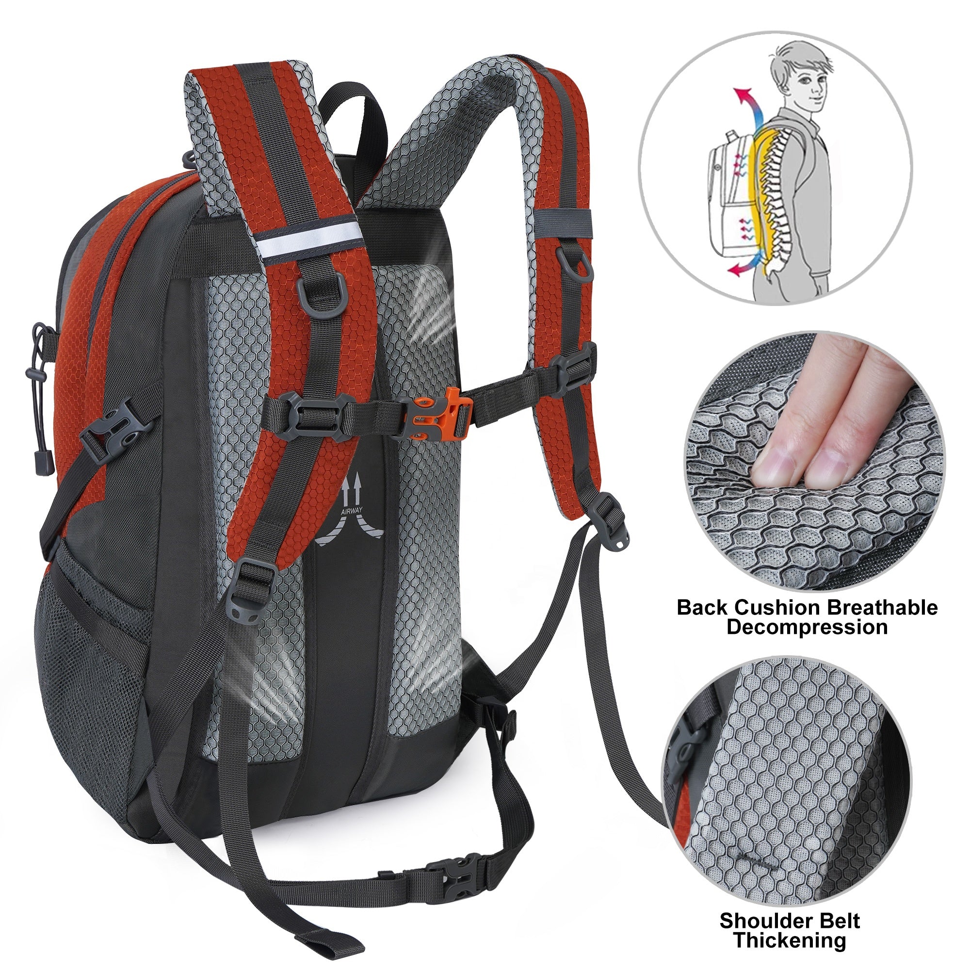 NEVO RHINO Backpack for hiking, mountaineering, multi-purpose, casual style for outdoor sports 