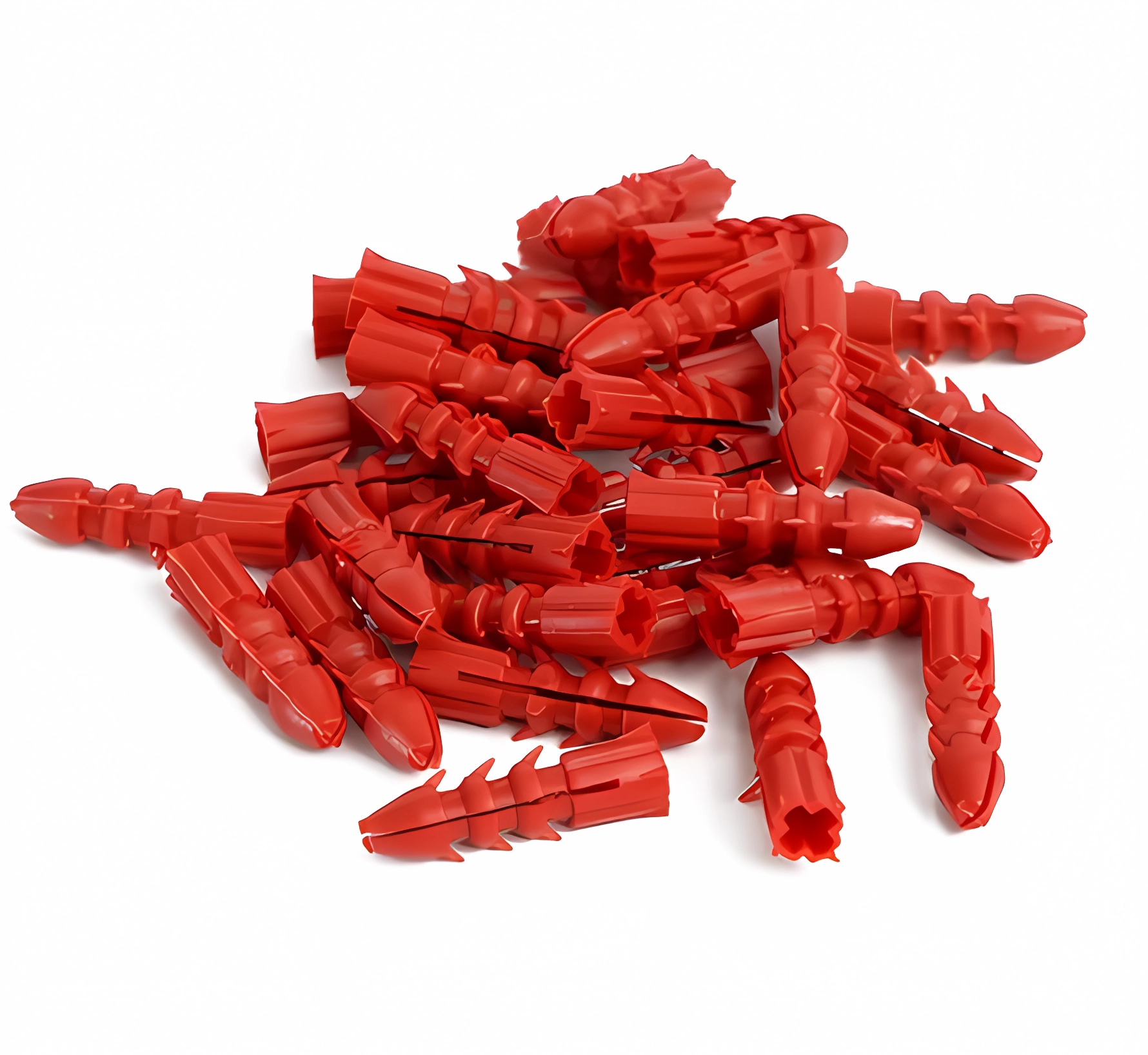 High quality durable plastic expansion bolts, customized colors for wall paneling 