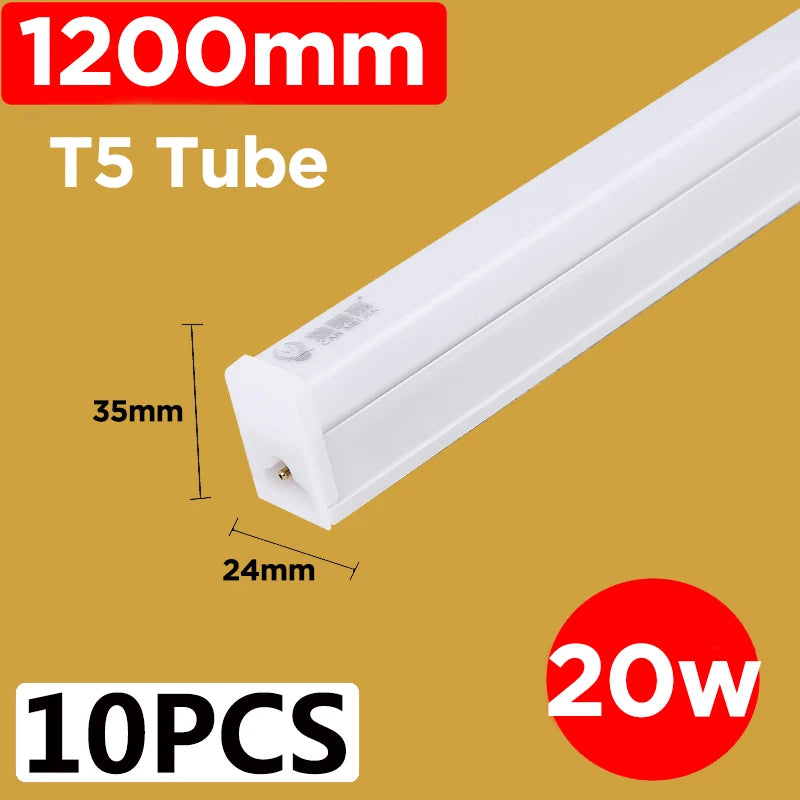 T5/T8 LED Tube Lights for Kitchen Ceiling Wardrobe 220V