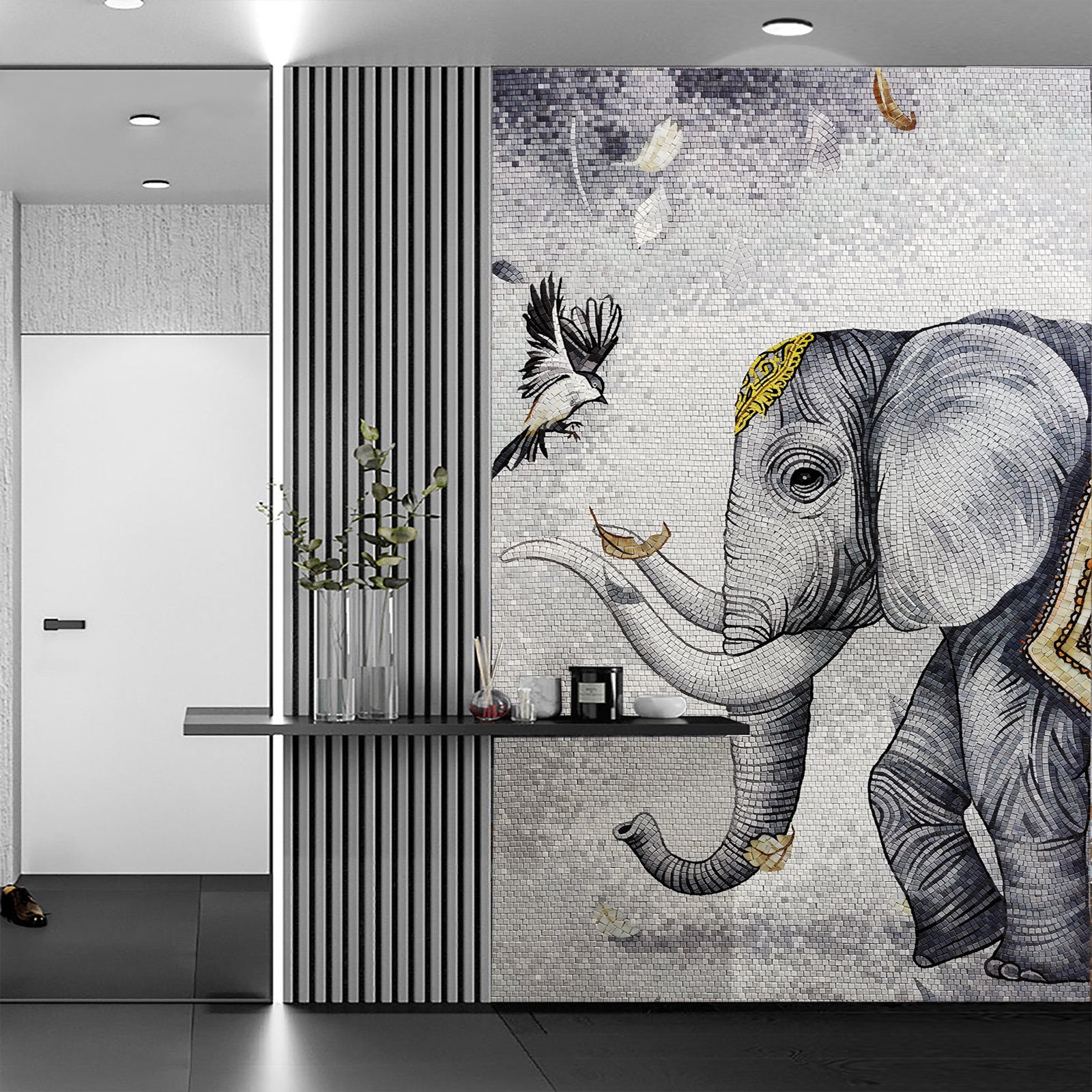 Modern Glass Tiles 80x160cm For Swimming And Decoration
