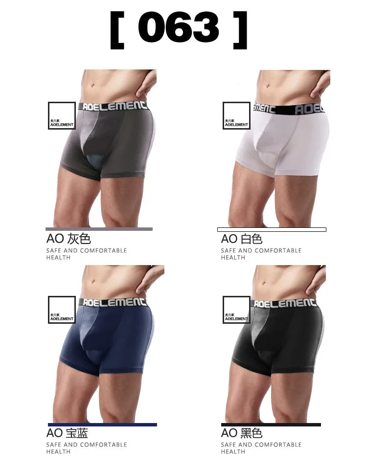 Quần Lót Nam Modal Thoáng Mát Tách Vùng L-5XL