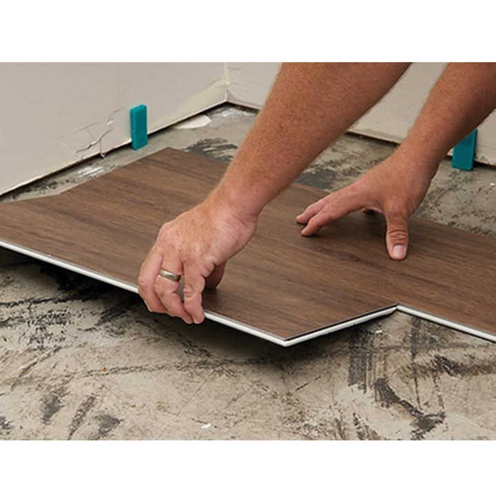 Wholesale Vinyl Flooring 5mm + 0.3mm / 0.5mm / 0.7mm Waterproof Unilin Click Spc Flooring 