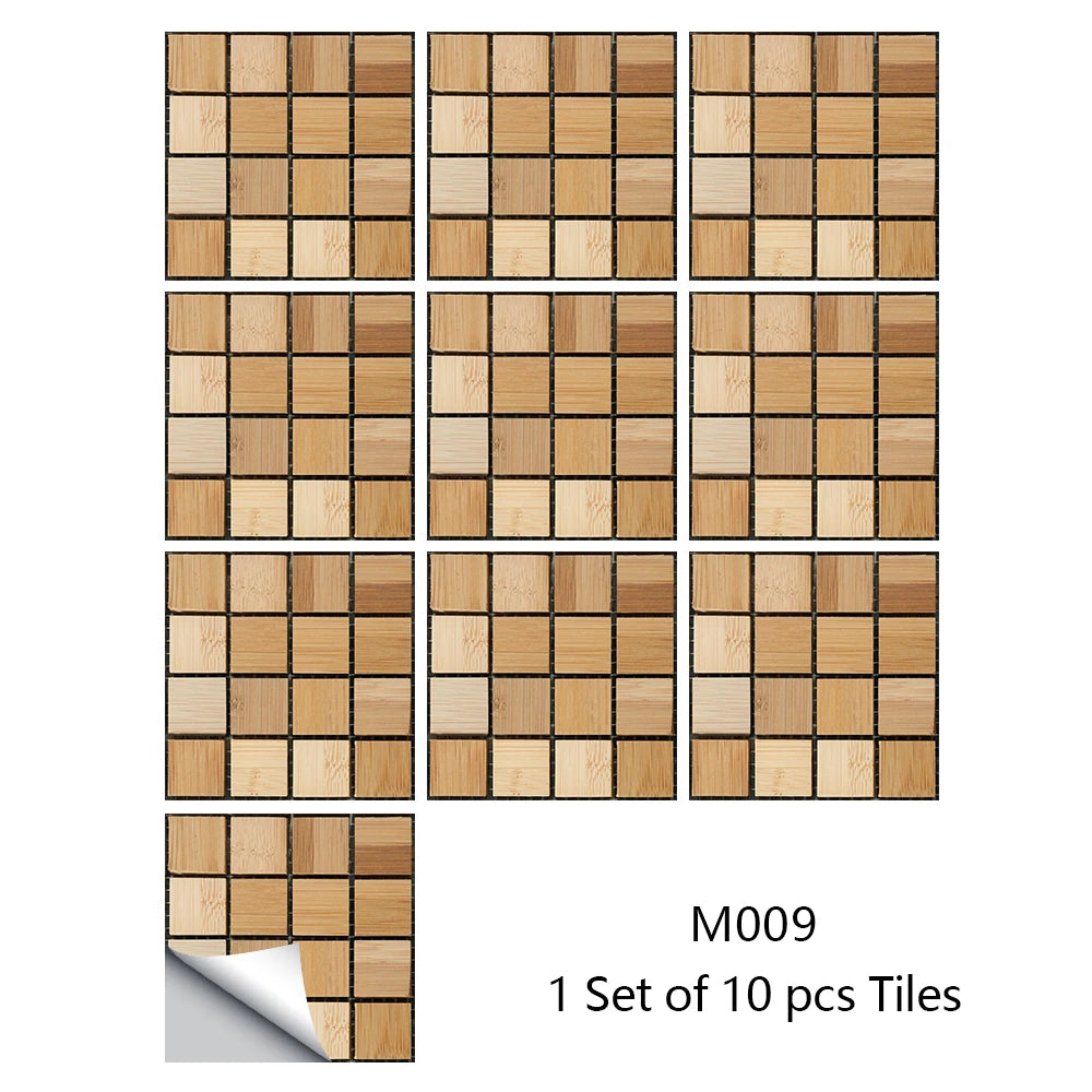 Decal Dán Tường 3D Đá Cẩm Thạch Chống Thấm 10 Miếng - Daisan Mart