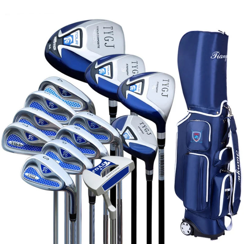 YIWU 13-Piece Men's Golf Club Set with Convenient Standing Bag