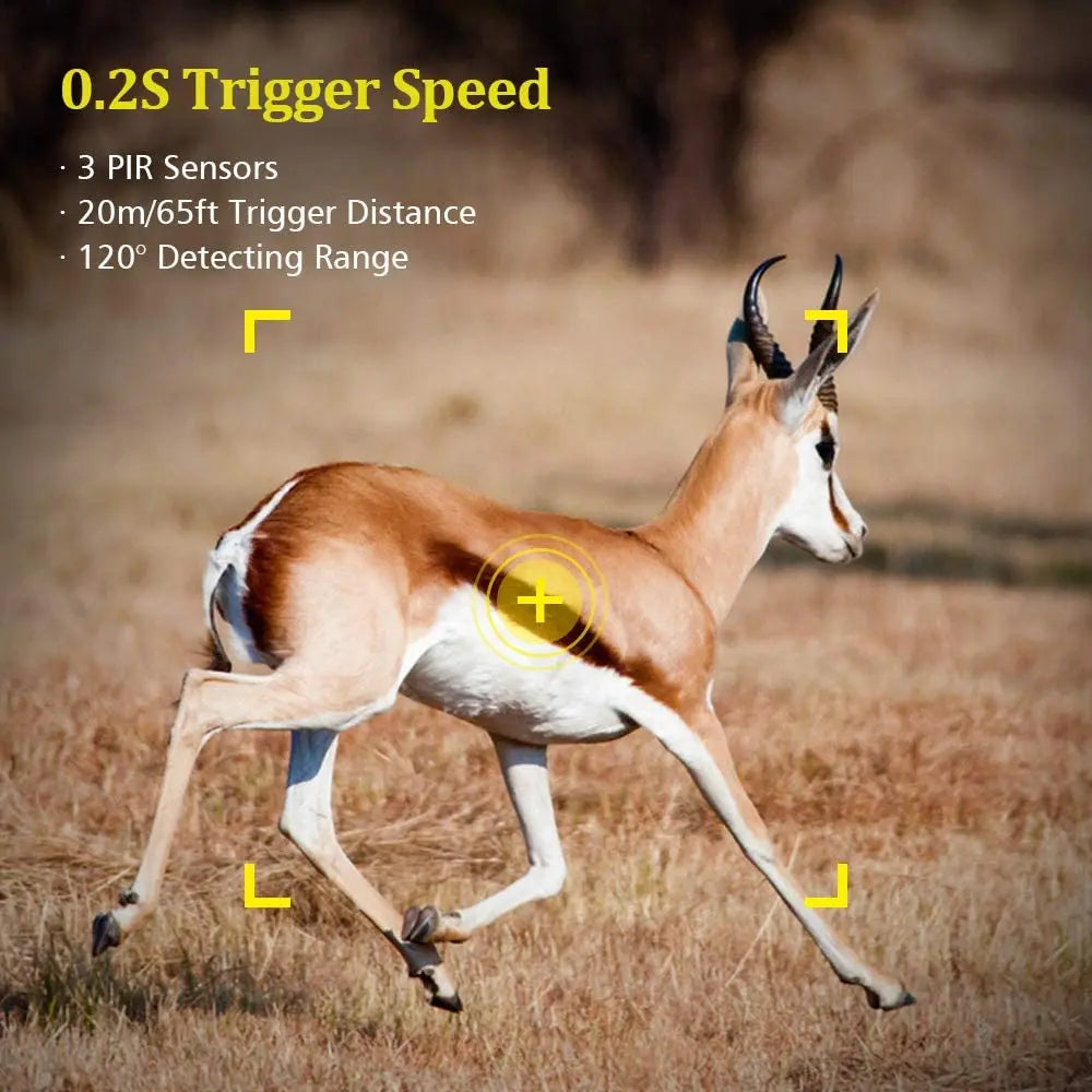 HC910PRO Night Hunting Camera - Stream 4K 30MP 30fps