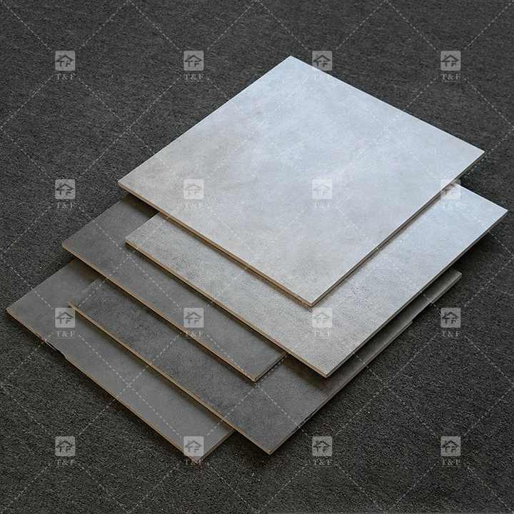 Carrelage De Sol 60x60 Ceramic Tiles Grey Marble Matte Surface Floor Tiles for Bathroom Floor and Wall 