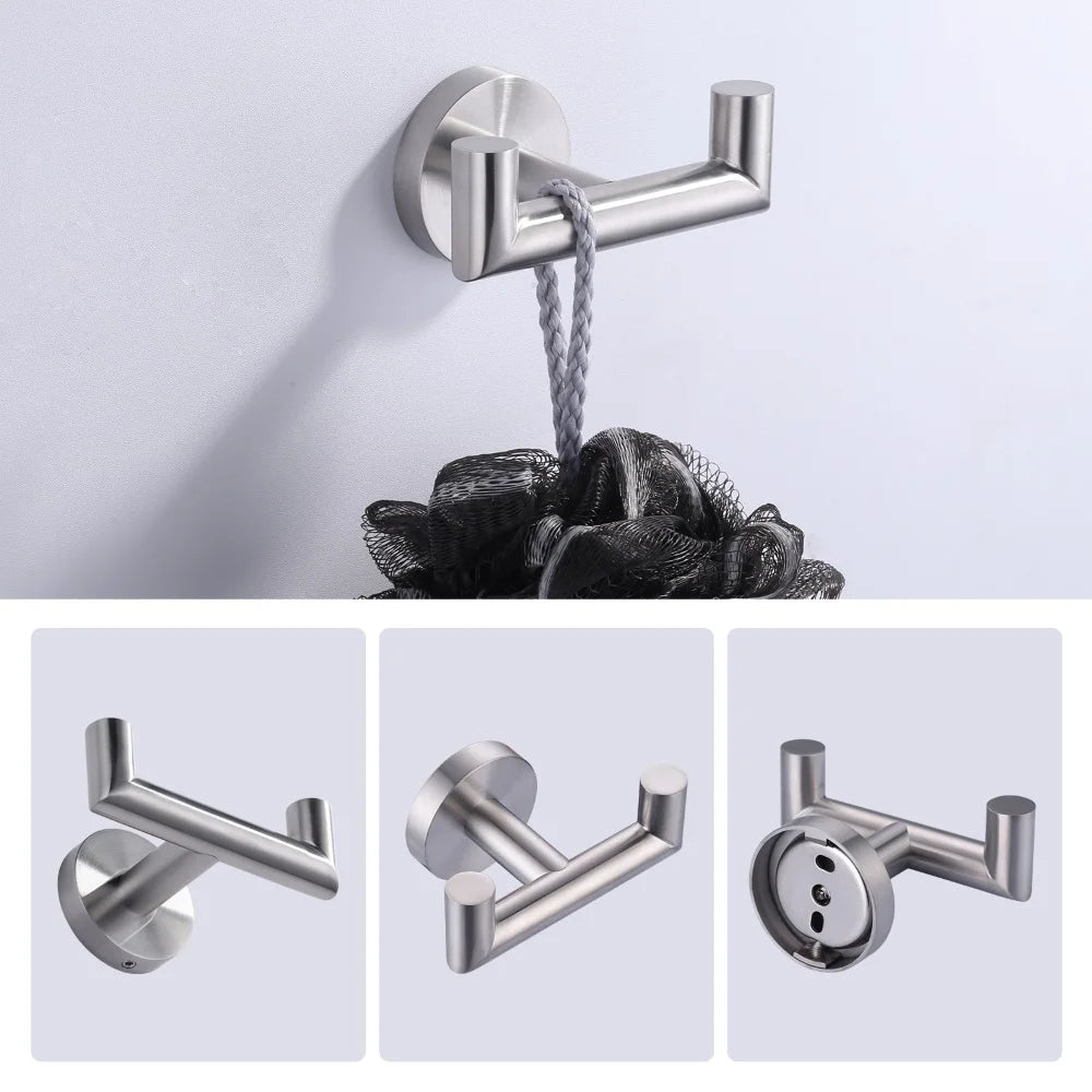 Móc Treo Đa Năng Inox 304 Gắn Tường Nhà Bếp & Tắm