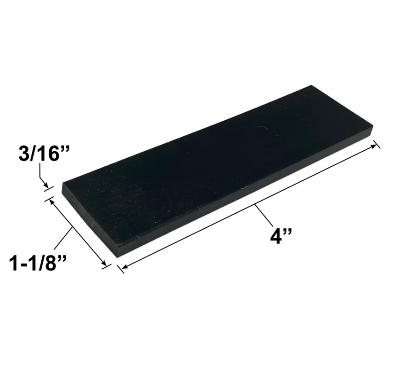 Khối đặt EPDM hỗ trợ và thiết kế kính kỹ thuật