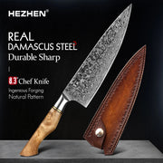 HEZHEN Kitchen Knife 67 Layers Damascus Steel Professional