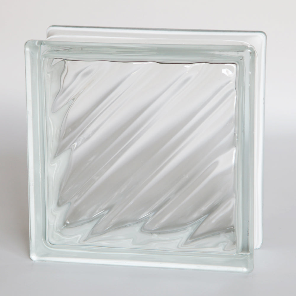 Hollow decorative stained glass bricks
