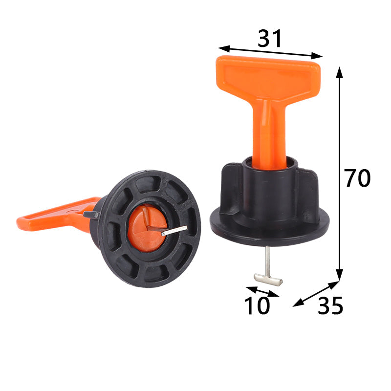 Plastic T-lock Brick Leveling System 