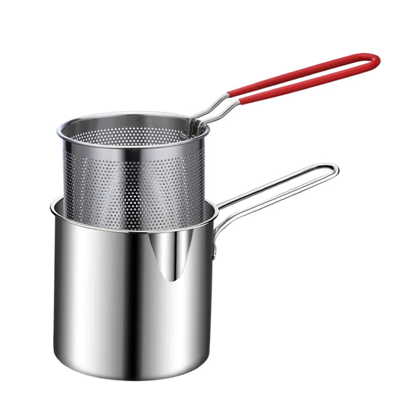 Mini Multi-Function Stainless Steel Oil Filter Pot For Family Kitchen