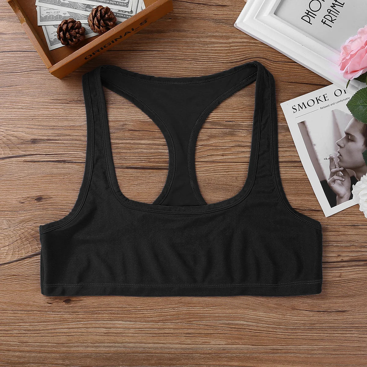 Men's Gym Racer Back Sleeveless Sports T-Shirt