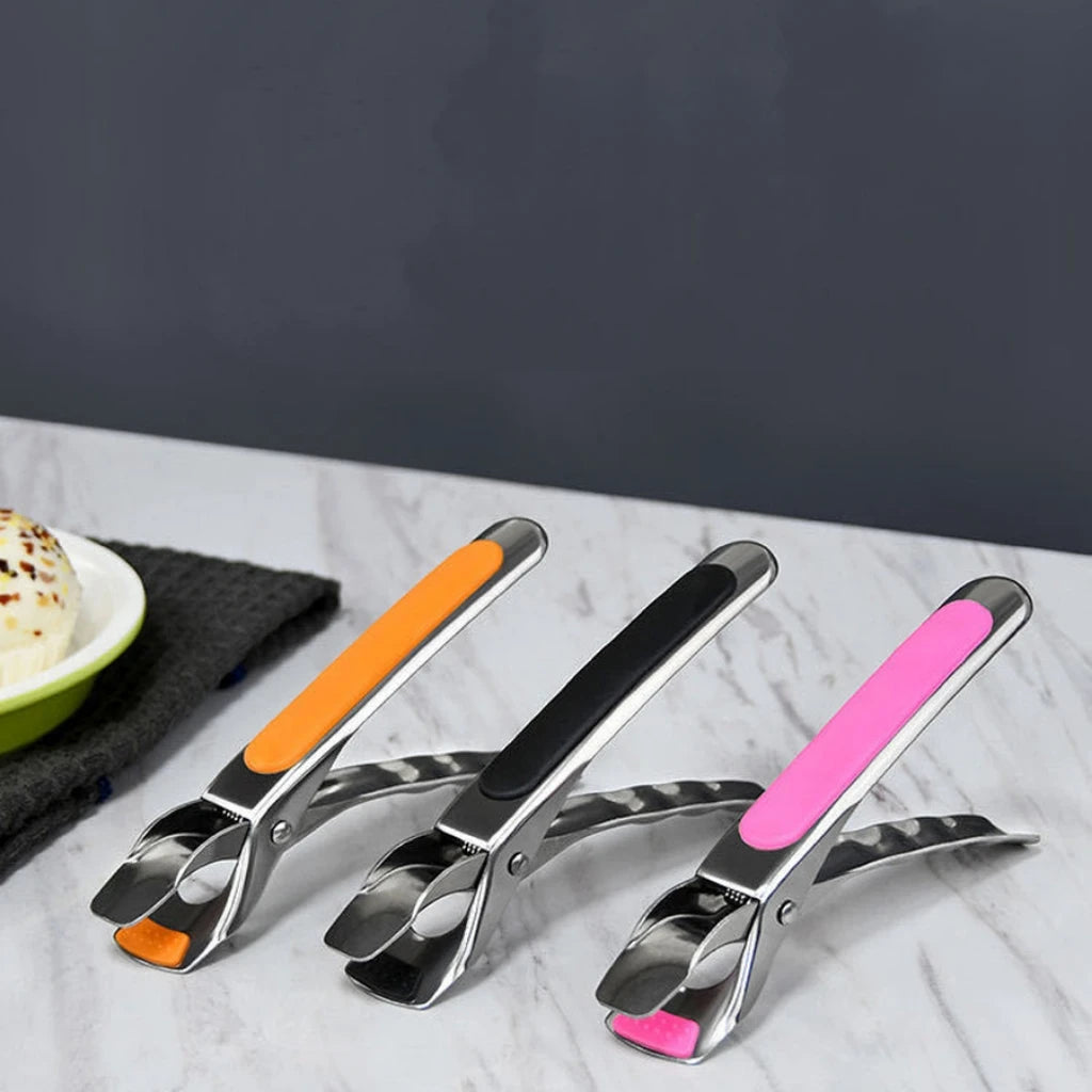 Kẹp Chống Bỏng Inox Cao Cấp - Tay Cầm Thời Trang