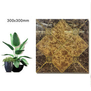 300x300mm Gold Polished Crystal Tiles for Bathroom and Living Room