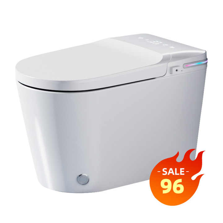 The latest Kidoir smart toilet, wall-mounted, one-piece water spray, modern bathroom toilet model 2025, with voice control for the family 