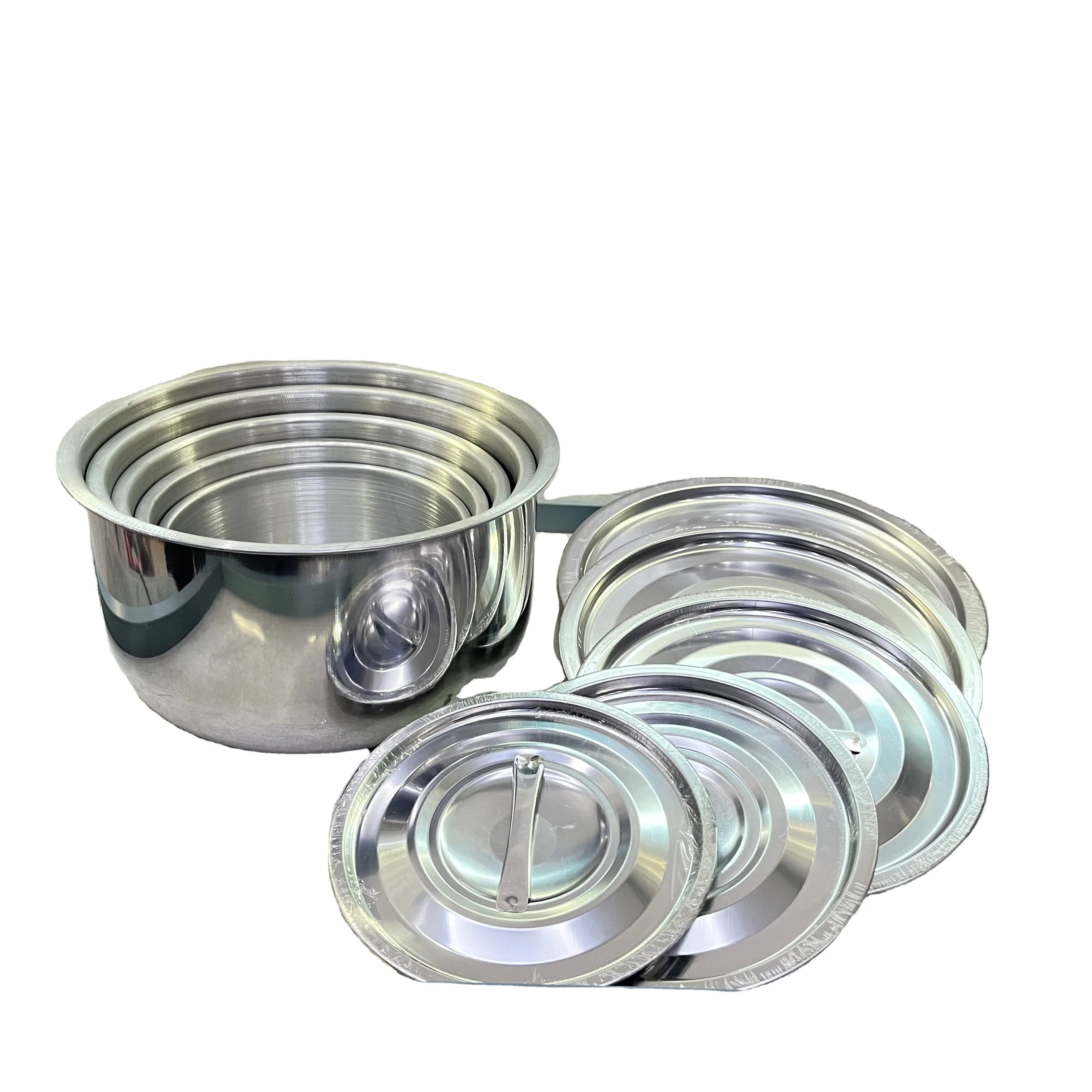 High-end 5-Piece Stainless Steel Pot and Pan Set S410 Kitchen 2025