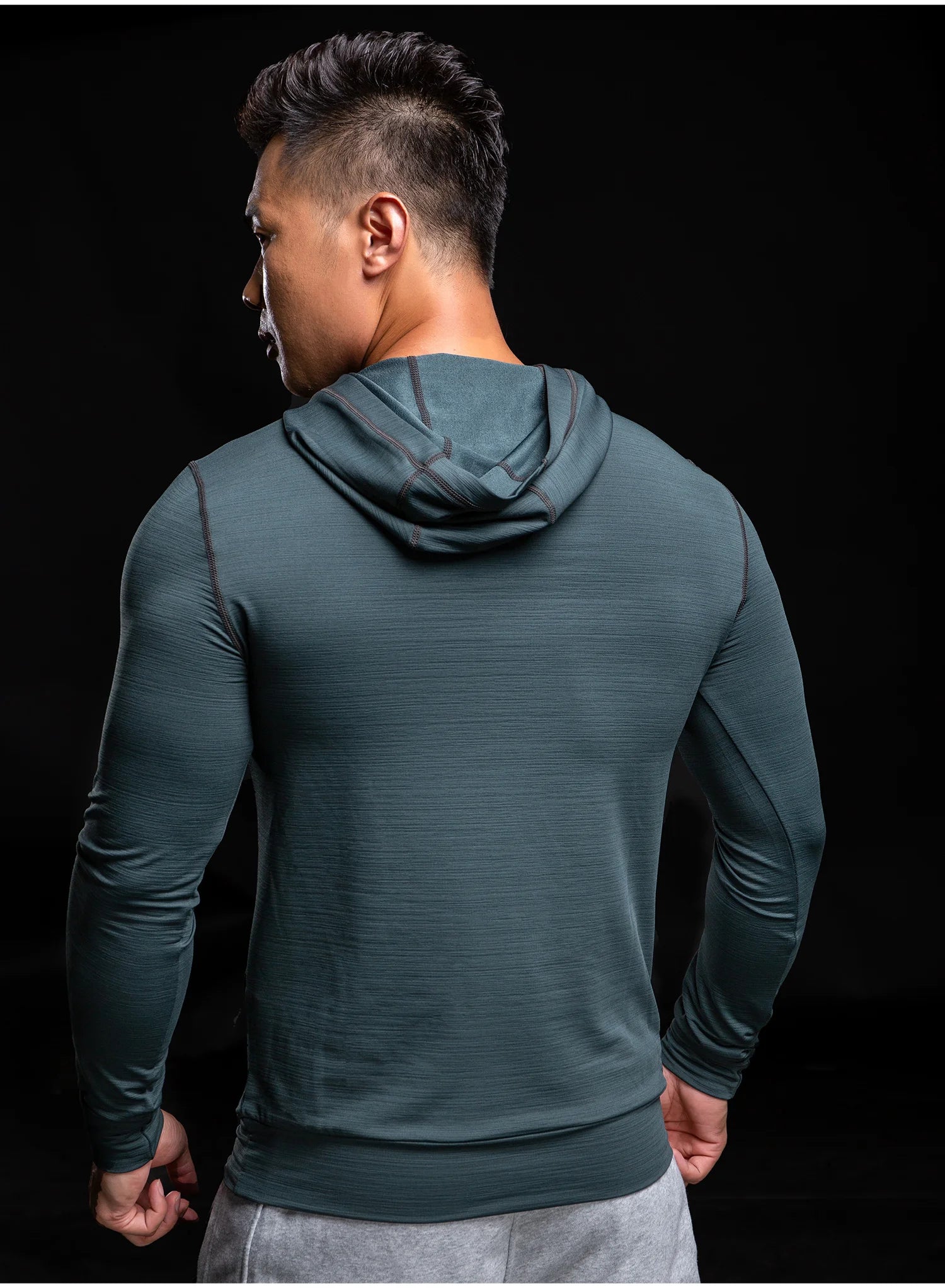 Áo Thun Nam Dài Tay Thể Thao Co Giãn Thoáng Khí