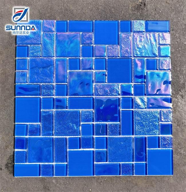 Decorative tiles for swimming pool, kitchen, bathroom made of marble, ceramic, glass, metal, customized size 