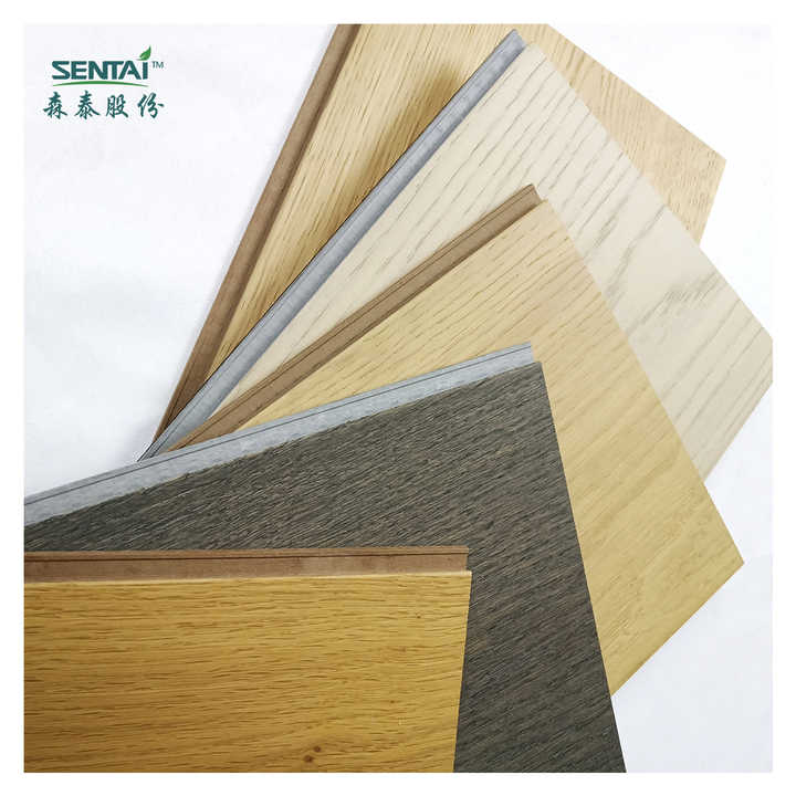 SPC flooring has modern design, waterproof, smooth surface, made from PU material, suitable for hotels. 