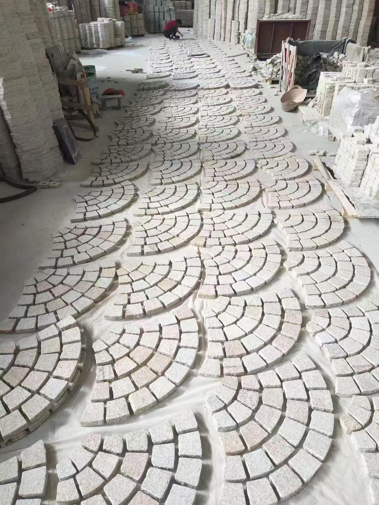 China Shandong Granite Paving Stone, Custom Graphic Design 