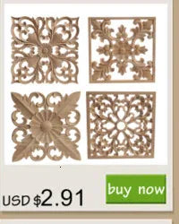 Wood Mouldings Wood Carving Door Onlay Wood Applique Wood Decal Antique Retro Modern Long Leaves Wooden Cabinet Furniture Corner