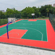 Soft Connection anti-slip indoor and outdoor plastic sports court tiles, multi-functional interlocking floor tiles 