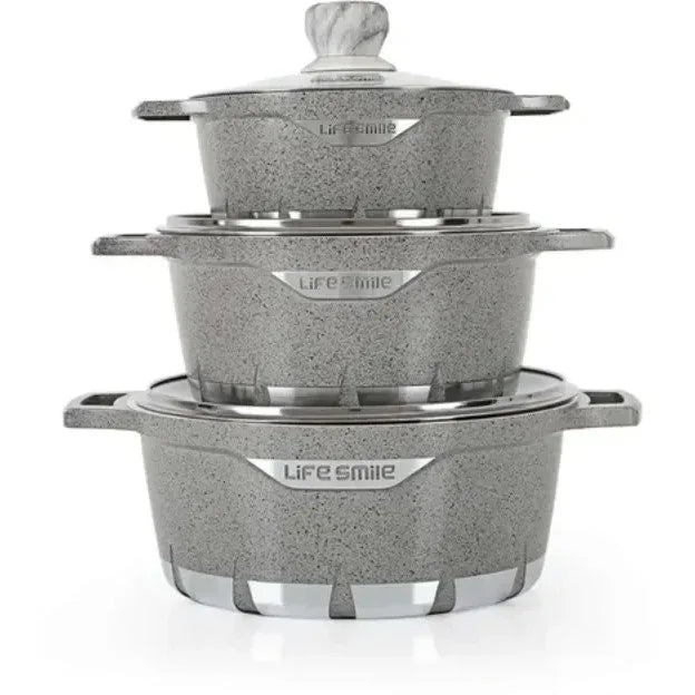 Bộ Nồi Kiểu Kiếm 6 Món Granite Hiện Đại Trung Đông - Daisan Mart
