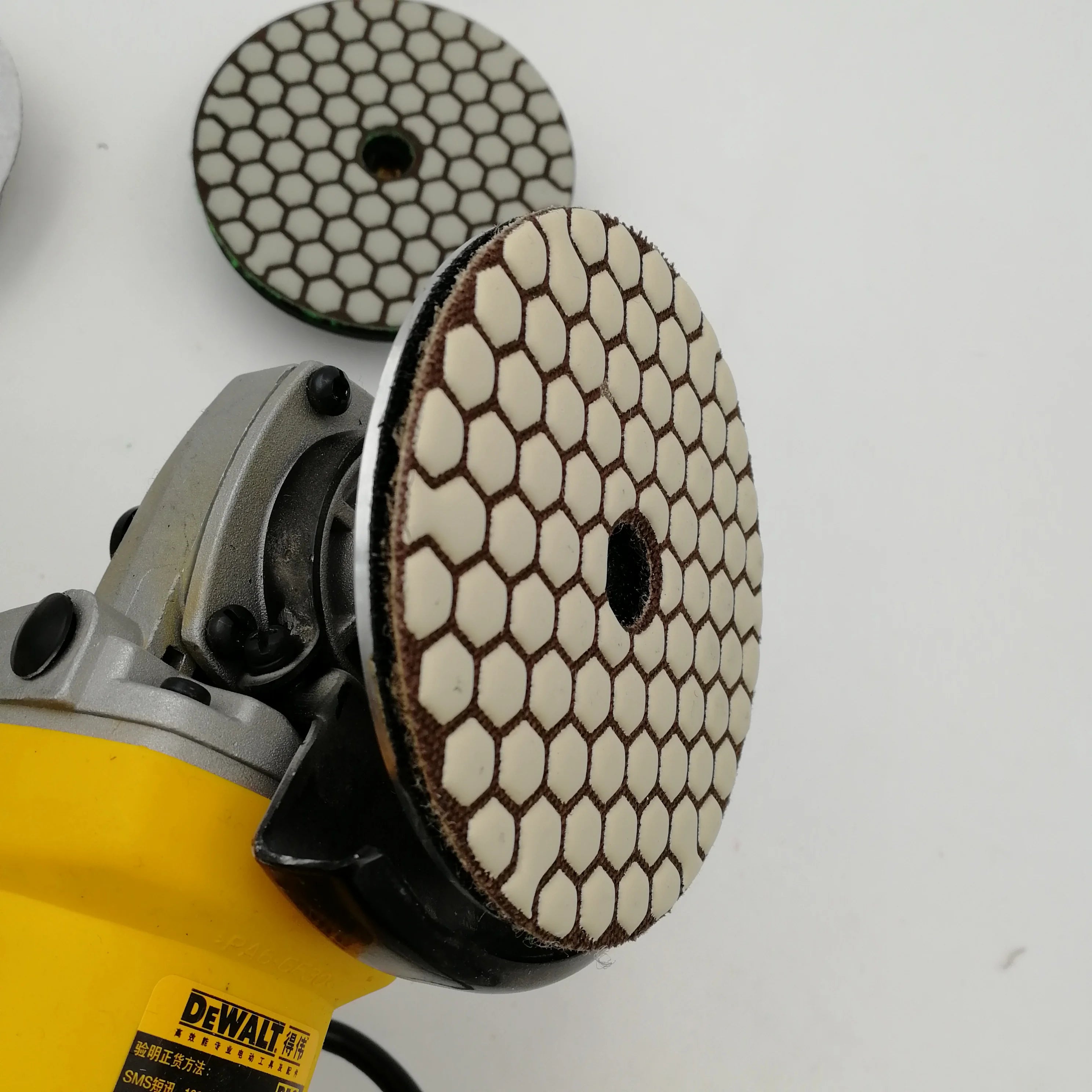 Set of 7 100mm Diamond Grinding Discs for Marble Polishing