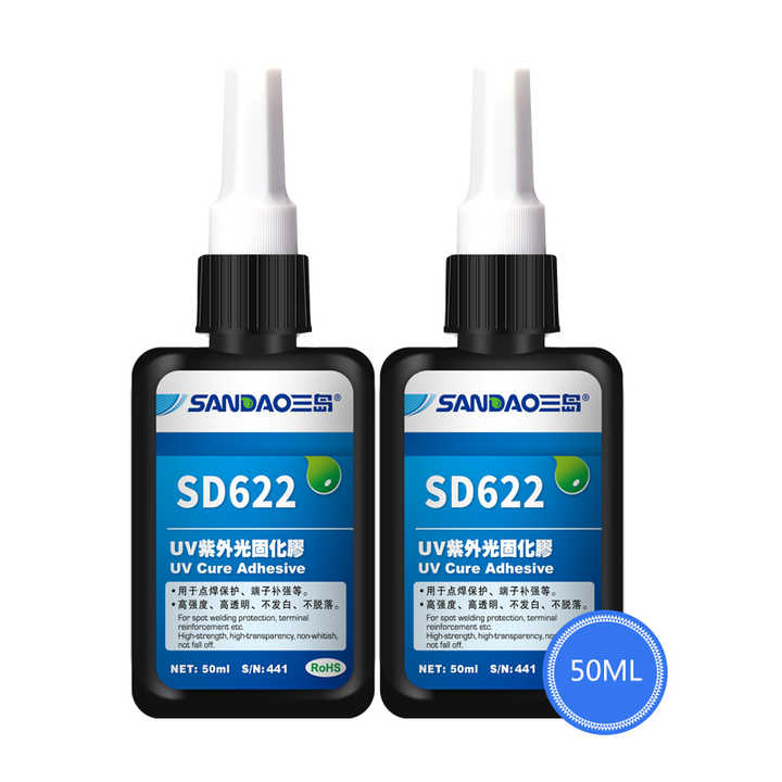 Clear UV Glue, Non-Trace, Acrylic, Metal, Plastic, ABS, PC, Plexiglass, Non-Trace, Quick Drying Glue 