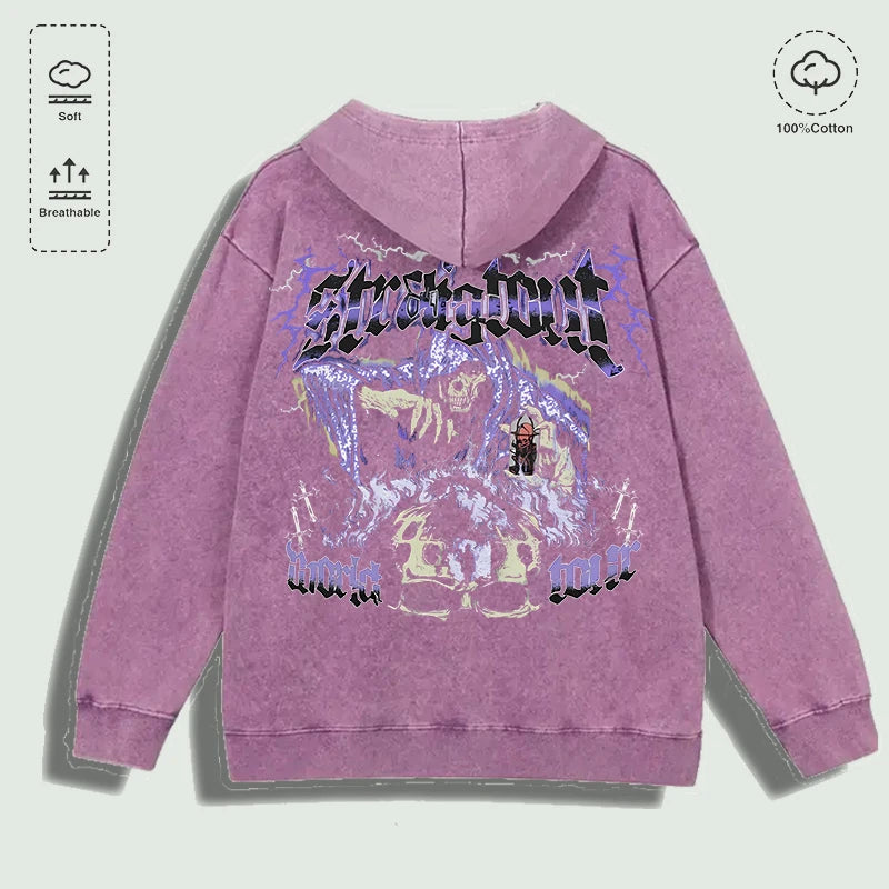 Áo Hoodie Cotton In Hình Đầu Lâu Miskout - Đa Sắc Màu - Daisan Mart