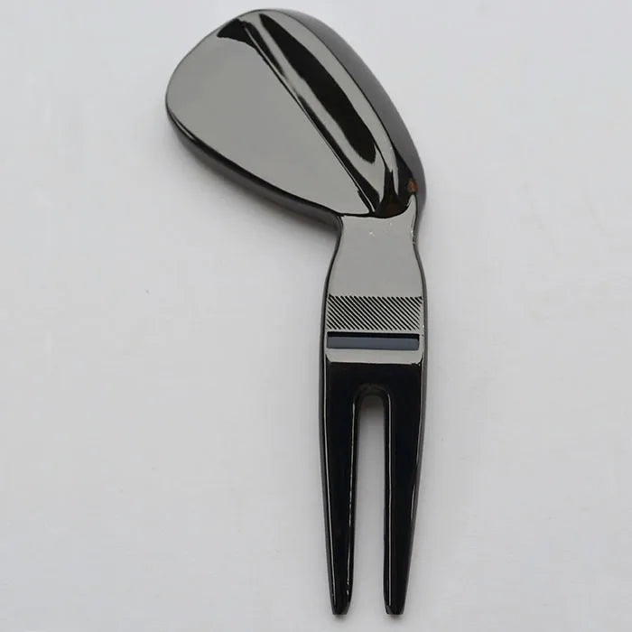 Golf Grass Repair Tool Zinc Alloy Glossy Black Ready To Ship
