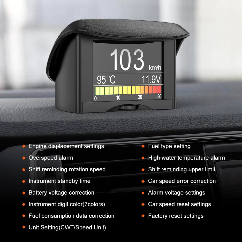 ANCEL A202 On-board Computer Car Digital Computer Display Speed Fuel Consumption Temperature Gauge OBD2 Automobile Scanner - Daisan Mart