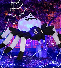 5FT LED Spider Lamp Unique Garden Halloween Decoration