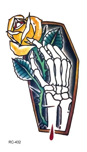 3D Spider Tattoo Scorpion Temporary Tattoo Stickers For Halloween Fake Tatto Body Art Tatuajes Joke Tatouage Temporaire