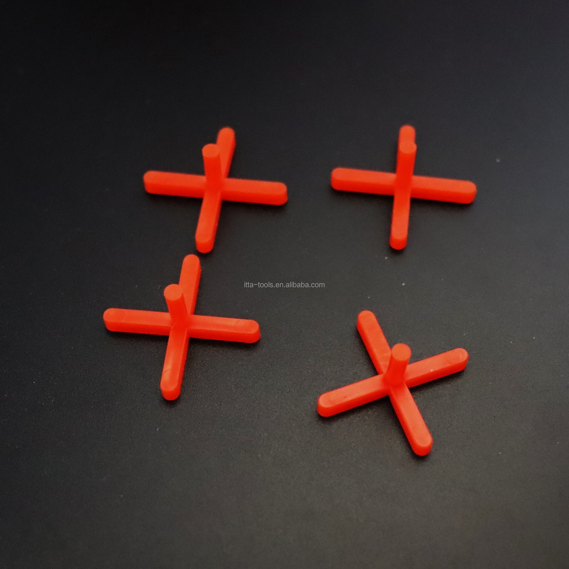 Plastic wedges and shims for tiles 
