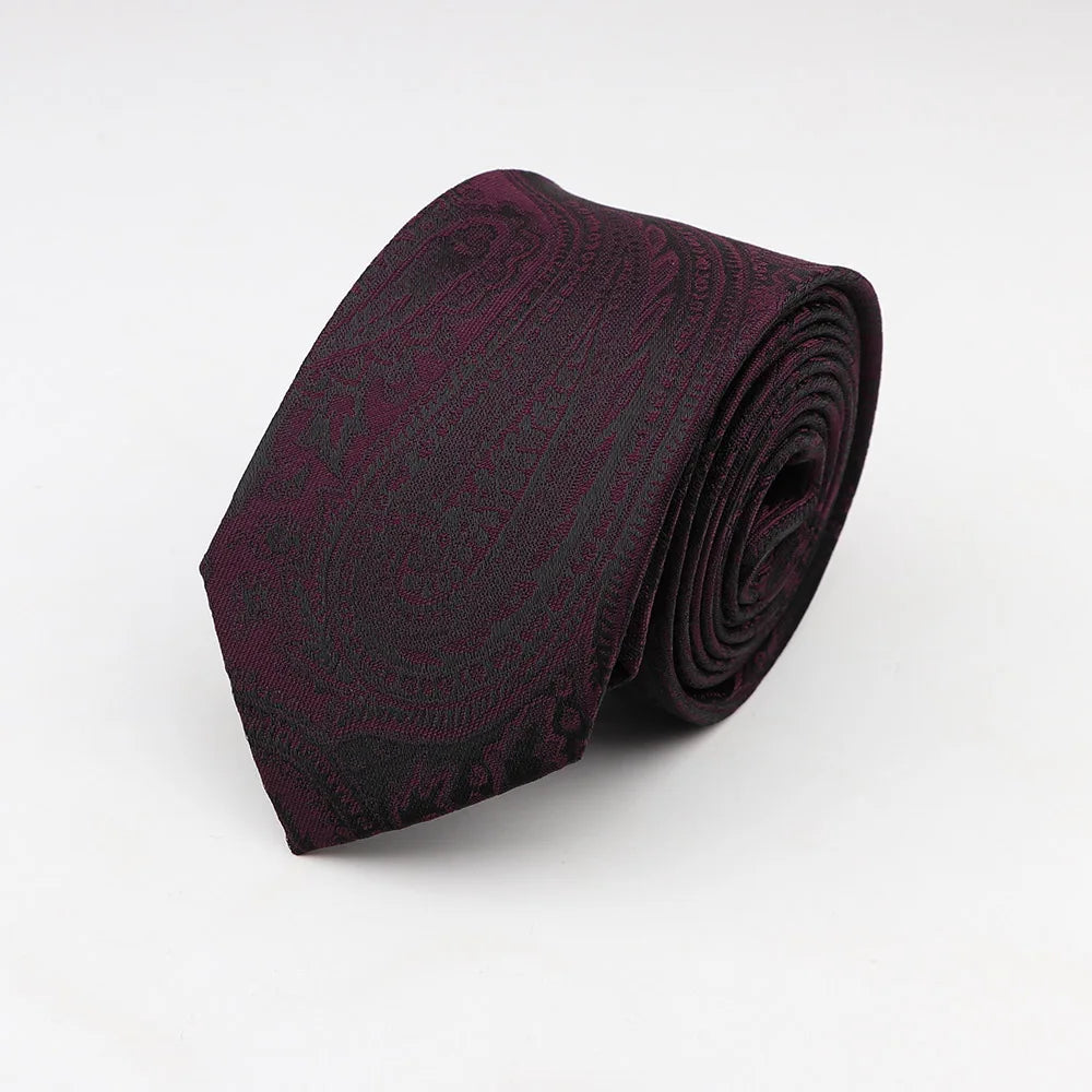 Cà Vạt Nam Công Sở Họa Tiết Thanh Lịch 6cm