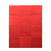Modern classic red wall tiles Apartment interior Classic style Border Highlights Insulation Antibacterial refractory bricks 