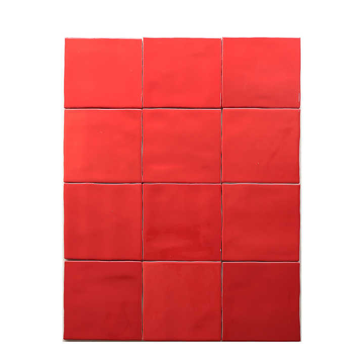 Modern classic red wall tiles Apartment interior Classic style Border Highlights Insulation Antibacterial refractory bricks 