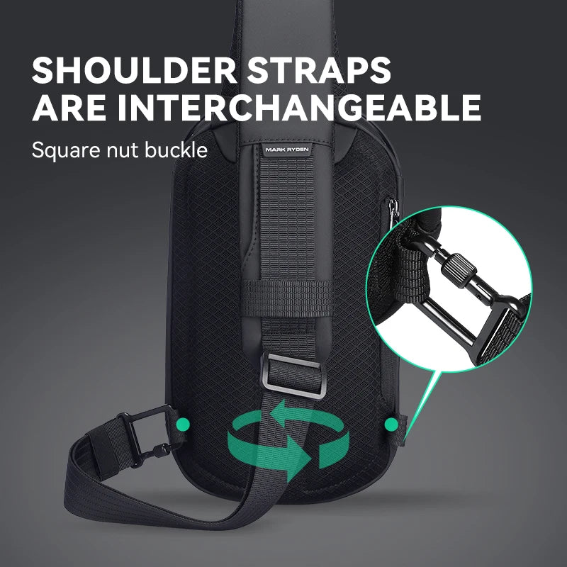 Túi Đeo Chéo Nam Cứng Cáp Mark Ryden MR3998Pro