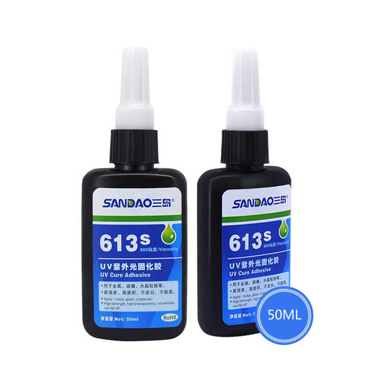 Clear UV glue leaves no trace, cured by UV Acrylic, clear UV glue leaves no trace, used to stick glass, metal, crystal 