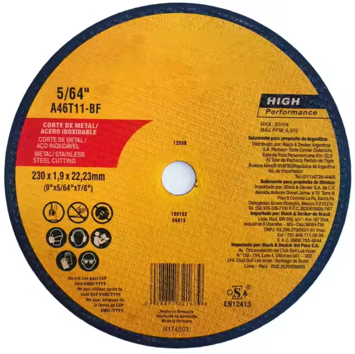 9 inch cutting and grinding wheel 