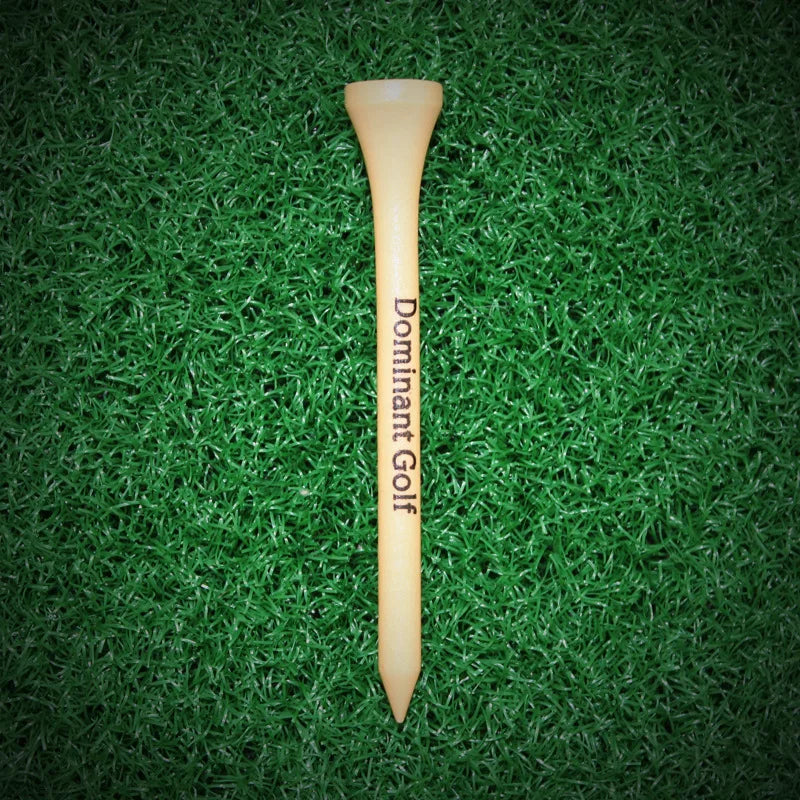 Maple Golf Wood Tee - Printed Brand Logo