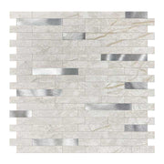 PVC Composite wall tiles, peel-and-stick mosaic tiles for kitchen, imitation stone wall tiles 
