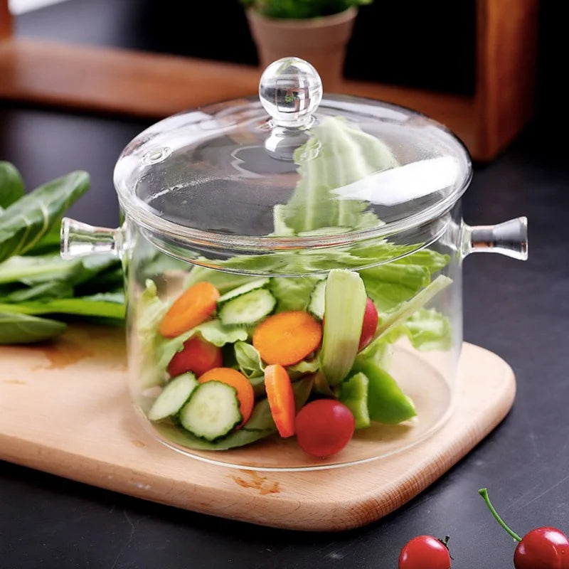 Heat Resistant Glass Bowl for Cooking Noodles Safe for the Kitchen